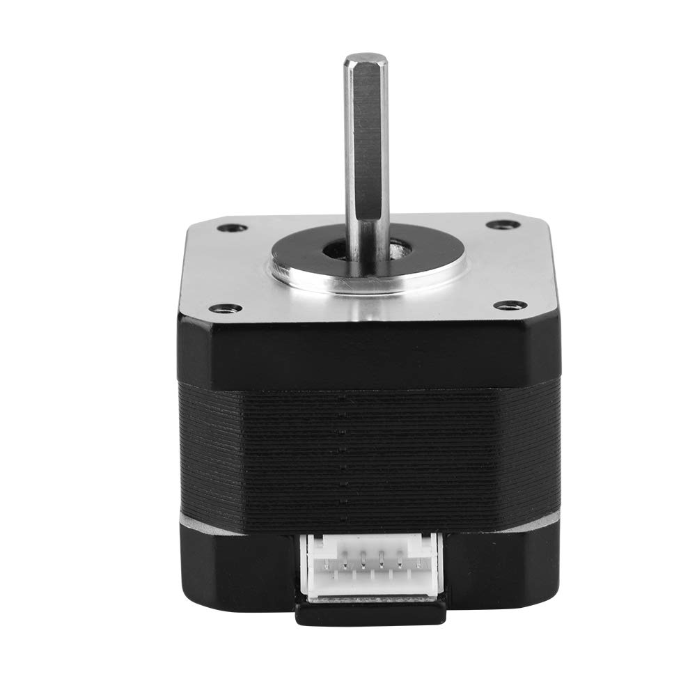 Image secondaire de Diyeeni Moteur Pas à Pas 42BYGH34, Moteur Pas à Pas Bipolaire 4 Fils 12V 1.3A 0.30Nm avec câble de Connexion, Angle de Pas de 1,