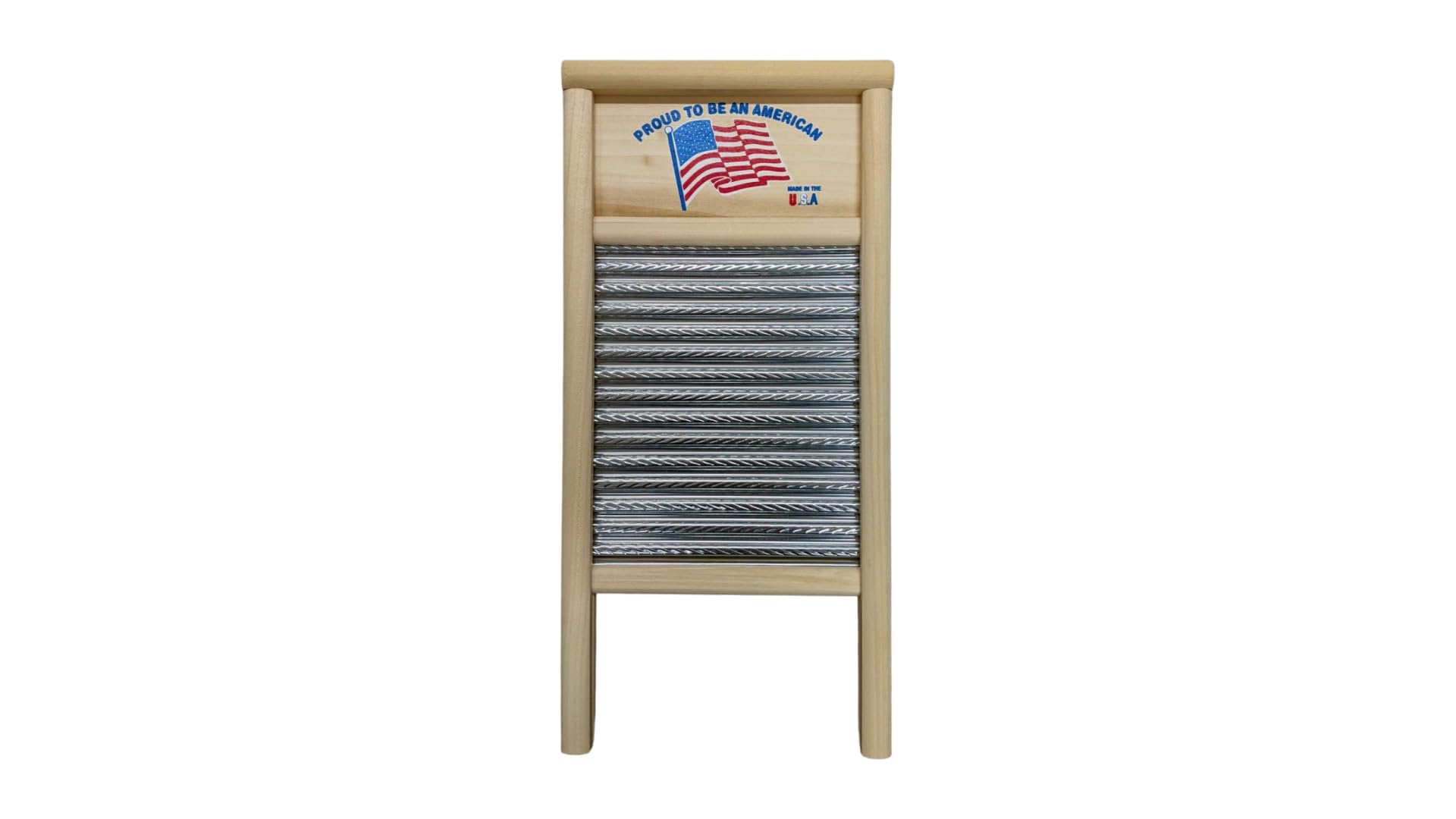 Proud to Be an American Stainless Steel Washboard (Pail Size 8 1/2" x 18")