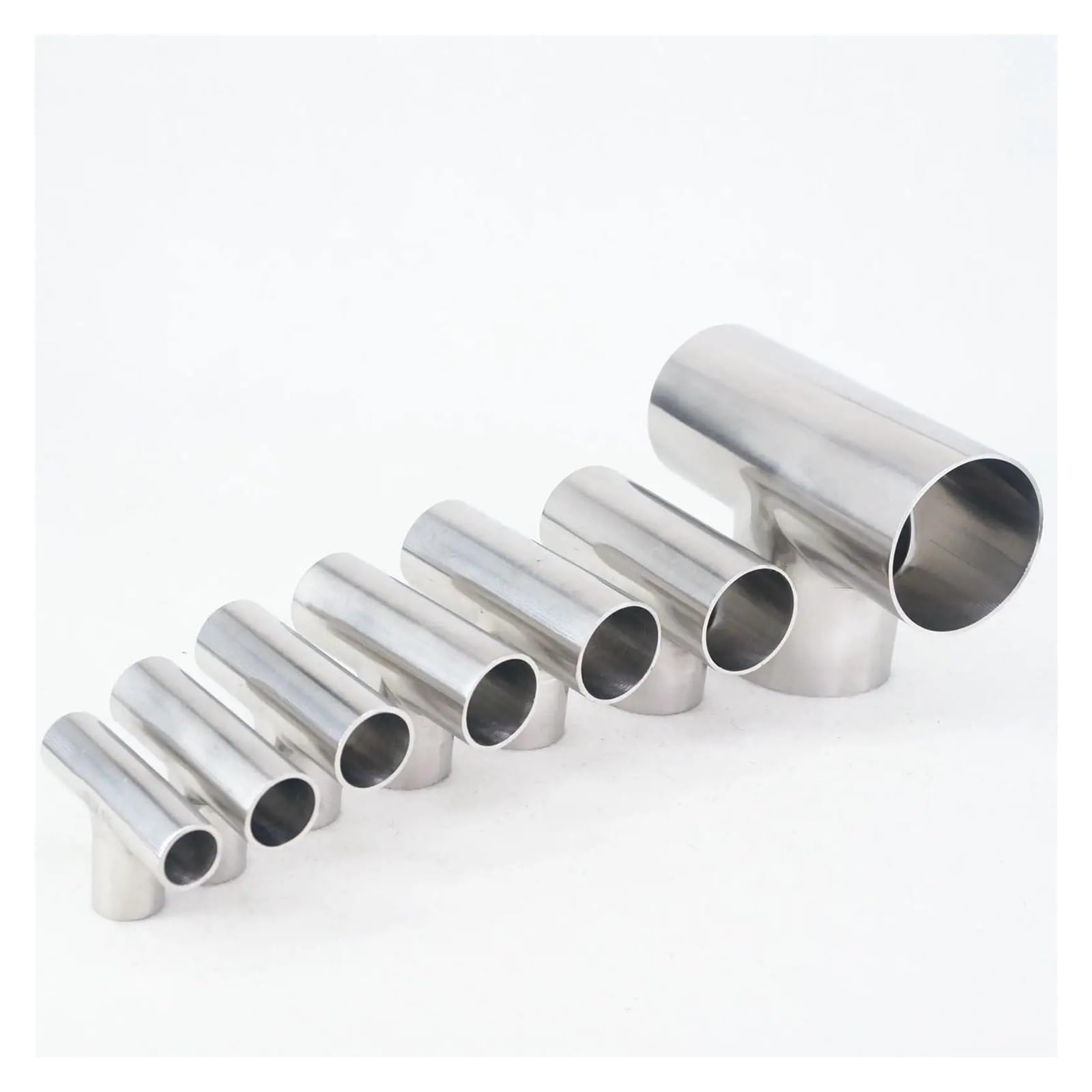 AARTERZZA 1PC Equal O.D 51mm 304 Stainless Steel Weld Tee Connector Welding Pipe Fittings