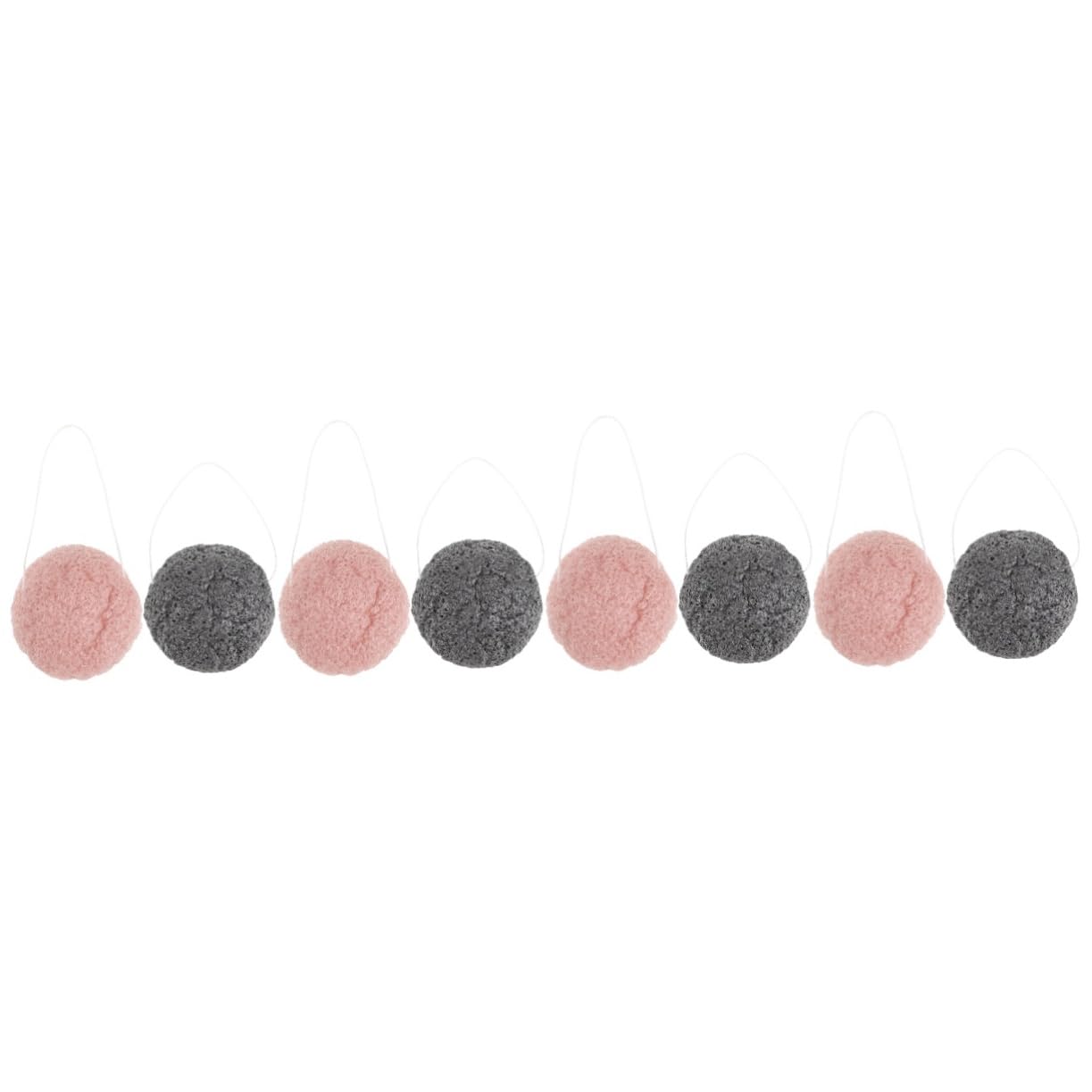 Limpie La Esponja De Esponja Depuradora Natural Almohadillas Piel Lavar Fregar De Lavado De Cara Para Limpieza Facial Color Aleatorio 2 Piezas X 4