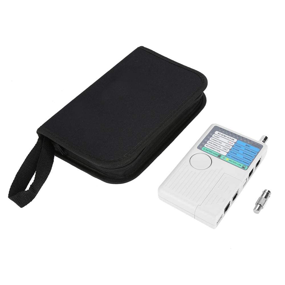 RJ11 RJ45 USB BNC 4-en-1 Portable Testeur de Câble Réseau à Distance pour les Câbles UTP STP