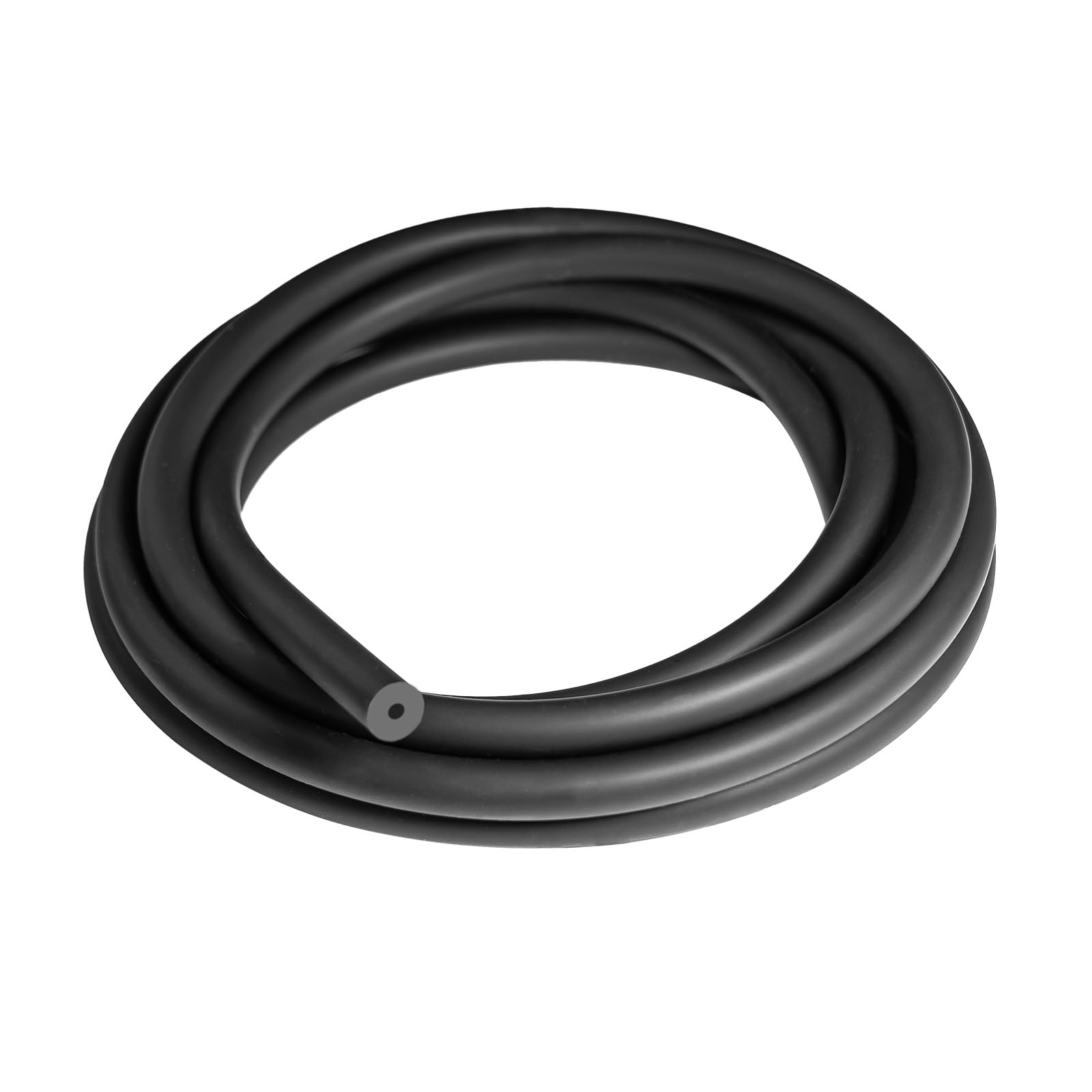Unicaravan Silicone Vacuum Hose 10FT ID 1/8" (3mm), Wall Thickness 4mm,Matte Black Tubing, Automotive Marine &amp; Industrial Use