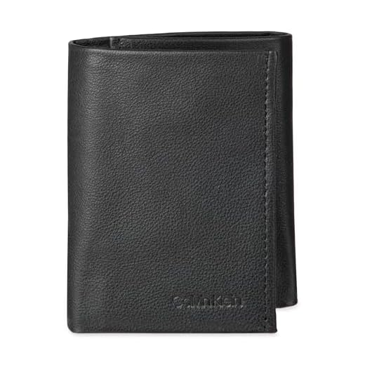 Calvin Klein Men's RFID Leather Trifold Wallet