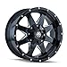 Mayhem 8040-7976B18 Tank 8040 Black/Milled Spokes 17X9 8-165.1/8-170 18mm 130.8mm
