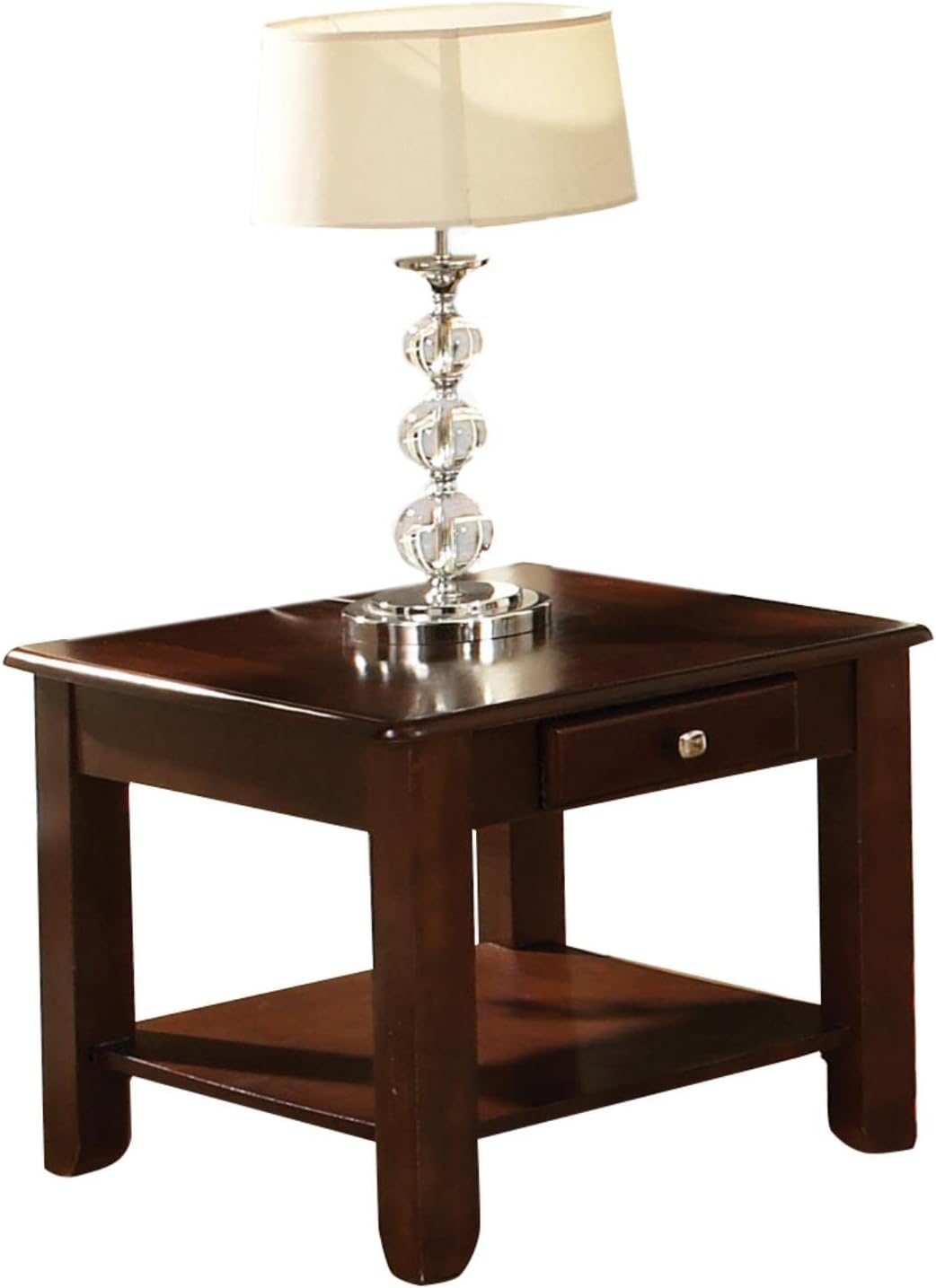 Steve Silver Company Nelson Cherry End Table, 24 inches