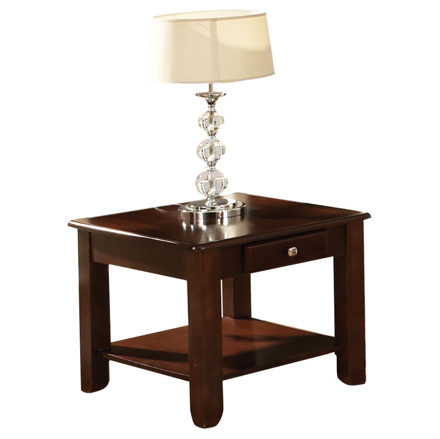 Steve Silver Company Nelson Cherry End Table, 24 inches