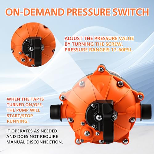 Image of Upgraded 55-Series 115VAC 5.0 GPM, 60 PSI Self-Priming Water Pressure Pump