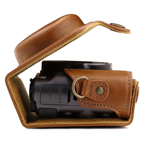 Estuche de cuero MegaGear para Canon PowerShot SX740 SX730 - Fernando Cortés