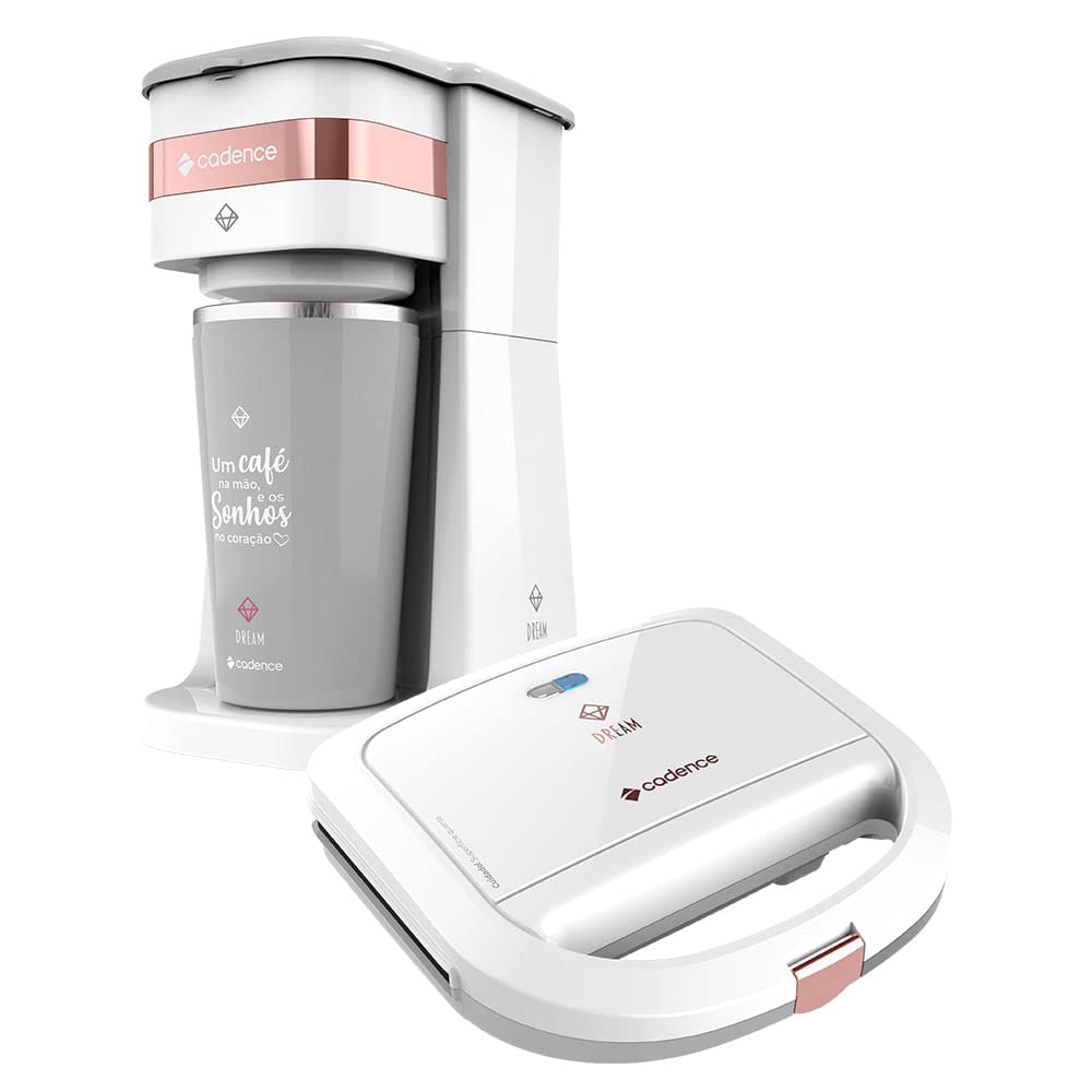 FIRE ROSE Kit Cadence Dream Rosé Gold - Cafeteira e Sanduicheira - 127V
