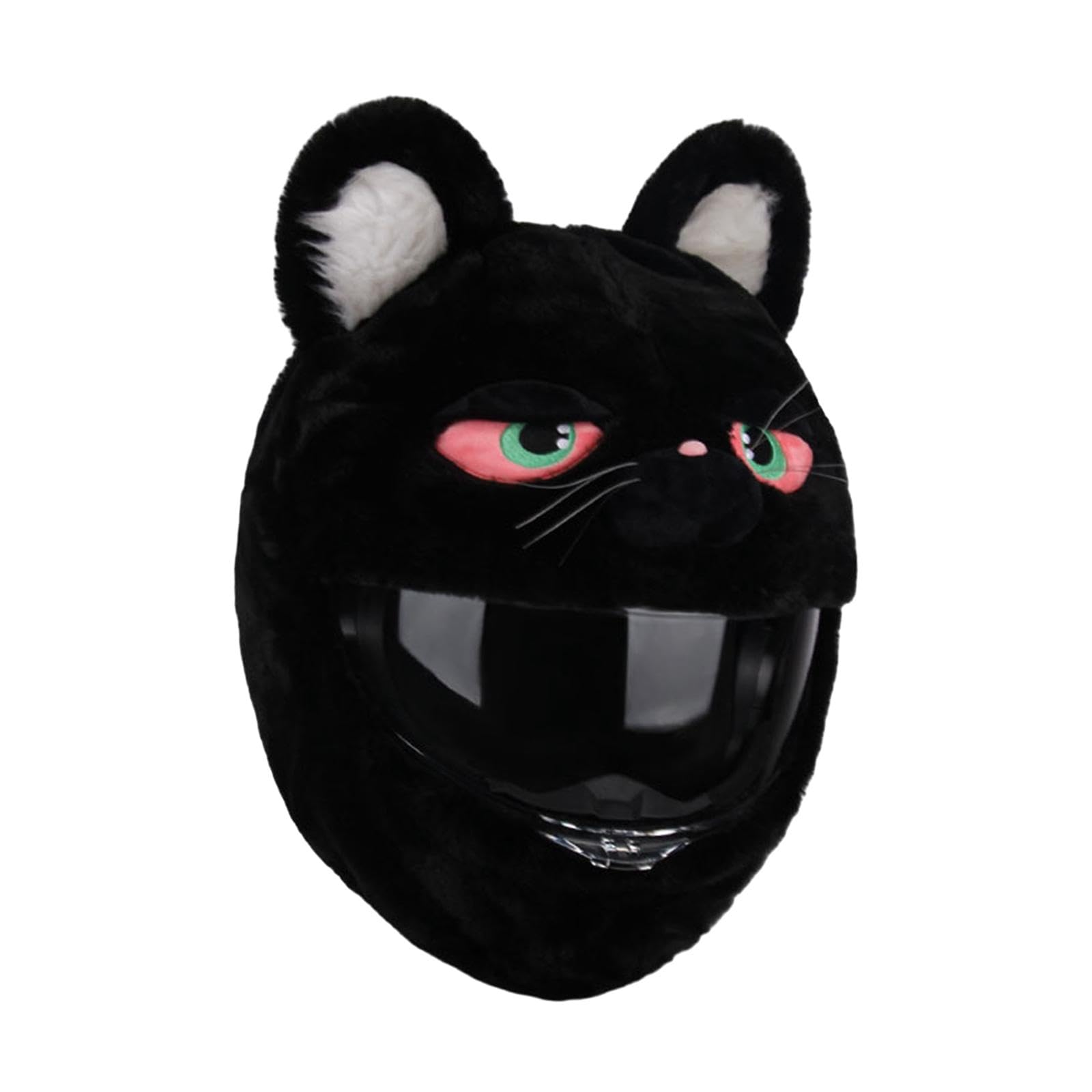 NITAGO Black Cat Themed Motorbike Helmet Cover for All Riders
