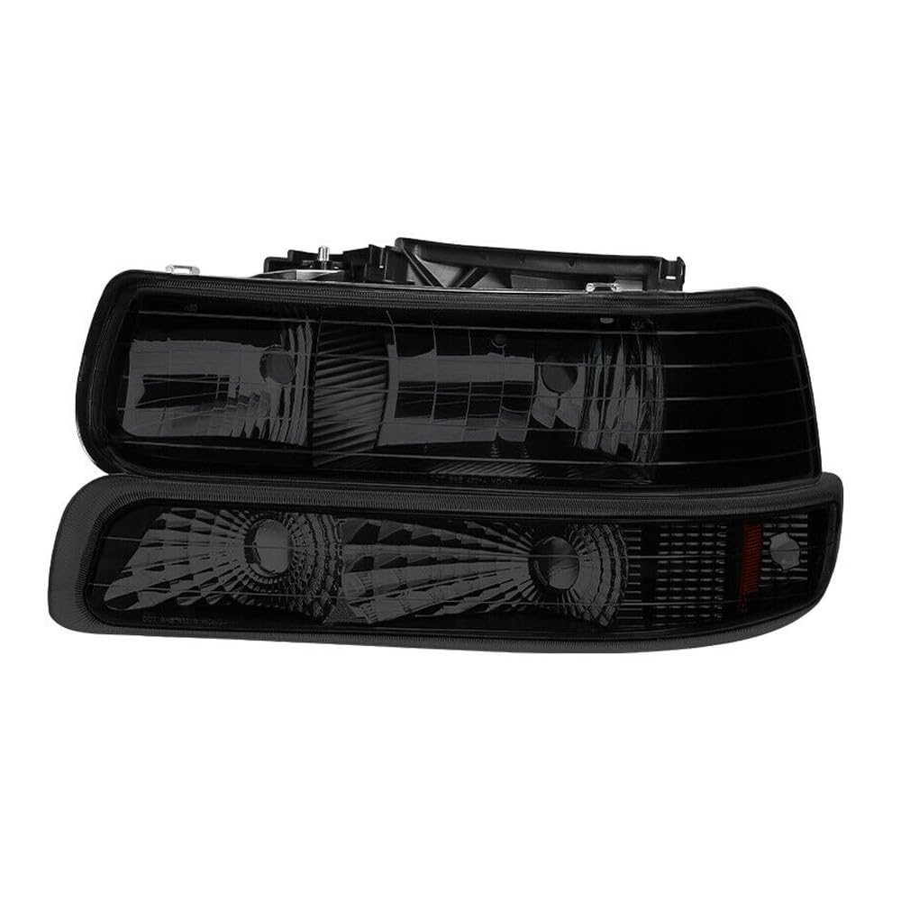 Amazon.com: JXWNDPK Black Headlights + Bumper Lights 1500 2500 