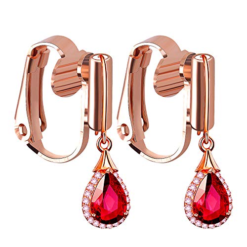 16 Pieces Clip-on Earring Converters Earring Clip Backs, Pierced to Clip On Earring Converters Components Findings for Non-Pierced Ears Jewellery Making - 4 Colors - Thumbnail 6