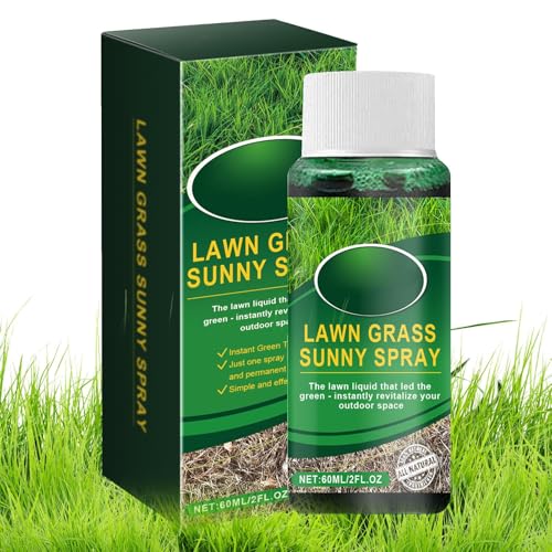 Green Lawn Productor - Fertilizante De Césped Líquido | Fertilizante De Jardín De 60 Ml | Fertilización Líquida Para Un Crecimiento Robusto | 1.38x3.86 Pulgadas, Fertilización De Todo Propósito Reutil
