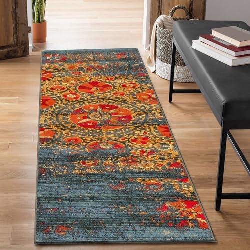 Liora Manne Indoor/Outdoor Rug Suzanie Comfortable & Durable, Power Loomed, Polypropylene Material, UV Stabilized, 1'11" x 7'6"