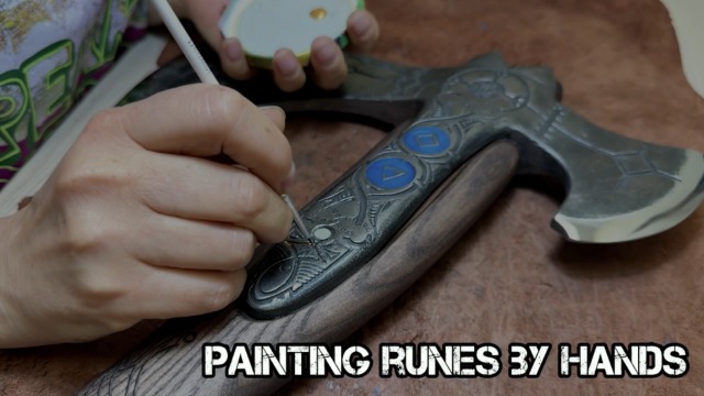 Amazon.com: AncientSmithy Kratos Leviathan Axe Metal Replica