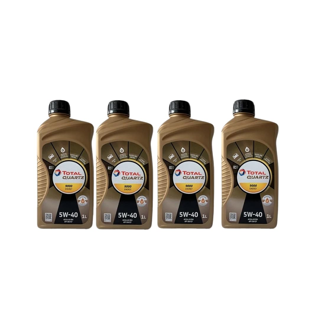 KIT TAGLIANDO 4 FILTRI MISTI 4 LT TOTAL 5W40 COMPATIBILE CON PEUGEOT 206 1.4 HDi 50 KW
