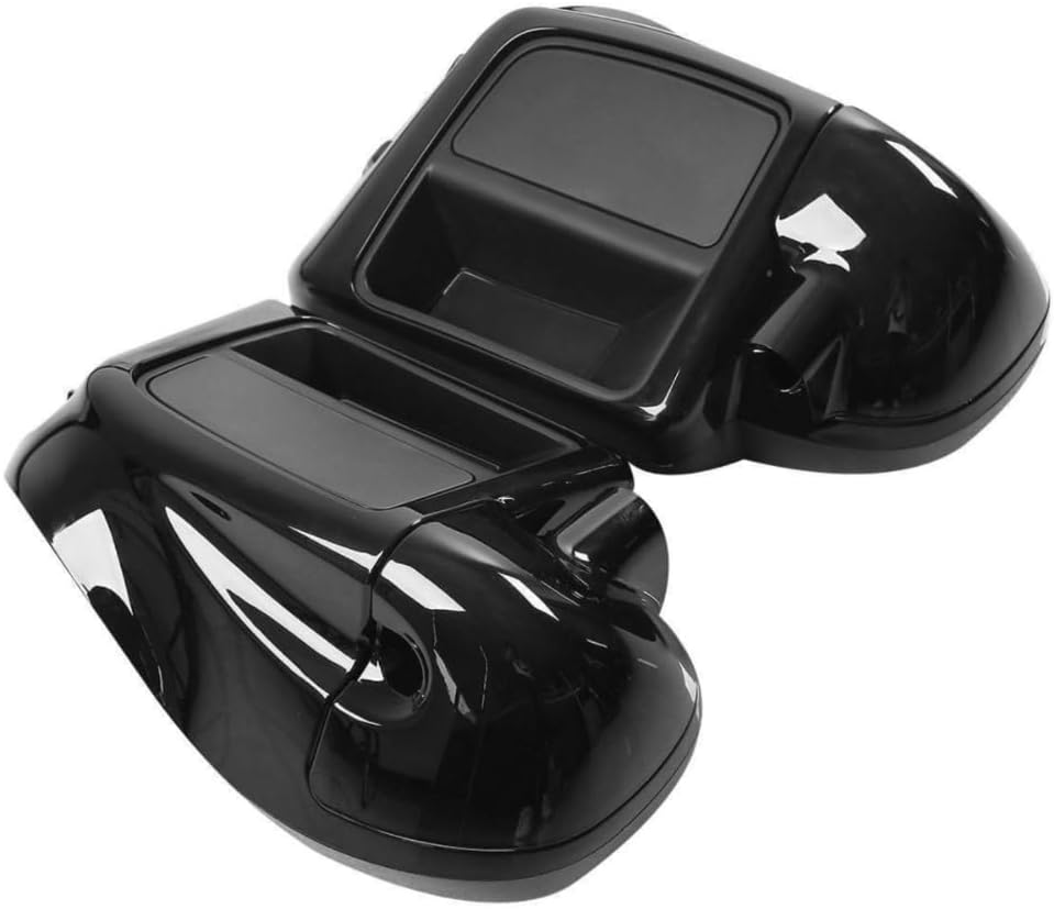 Black Lower Vented Leg Fairing for CVO for CVO for CVO Tri Glide for Electra Glide for Electra Glide Low for Freewheeler for for Road King -(ABS Plastic)