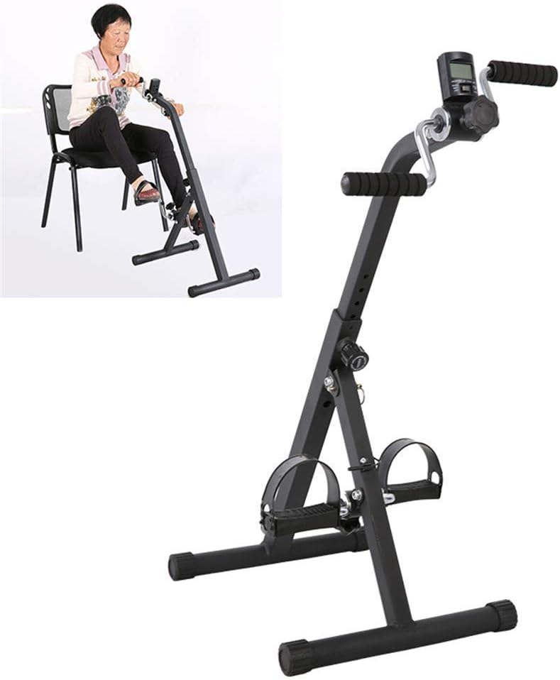 Ejercitador plegable para brazos y piernas con monitor LCD miniatura 1