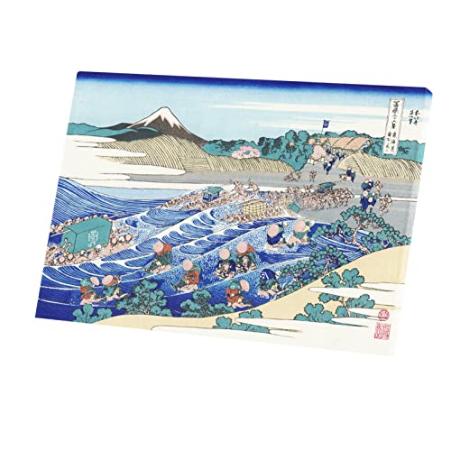 Peinture Hokusai Mont Fuji Kanaya Tableau Décoratif Grand Format Toile Japon