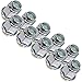 APDTY 722233 Dometop Wheel Lug Nuts QTY 10 Thread Size 1/2-20, Dometop 3/4 Inches, Hex, 1-5/16 Inches; See Description For Details (Replaces 2823848, 4004067, 1273332-5, 6036310AA, J4003593, J4004067)