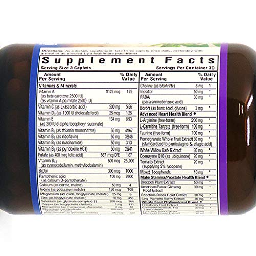 Bluebonnet Men's Choice Whole Food Multivitamin #TOP28