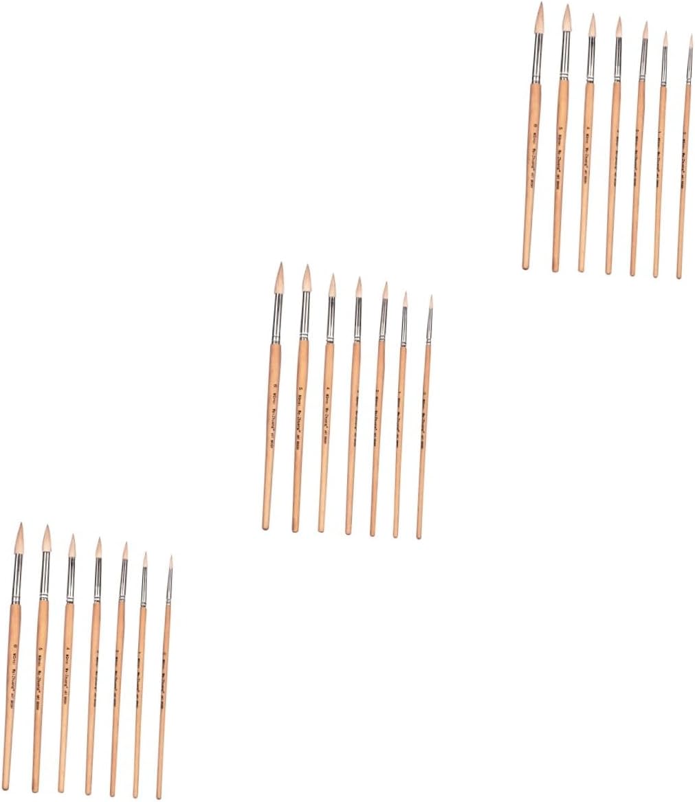 TEHAUX 3sets Professional Watercolor Set Prang Paint Brush Drawing Art Supplies Water Paint Brush for image 4