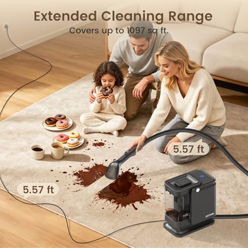 COTIAR Portable Spot Carpet Cleaner — 0.9L Handheld — view 9