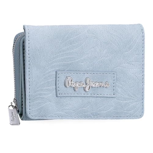 Pepe Jeans Jana Billetero con Monedero Azul 10x8x3 cms...