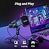 TONOR RGB USB Microphone, Cardioid Condenser Computer PC Mic with Tripod Stand, Pop Filter, Shock Mount for Gaming, Streaming, Podcasting, YouTube, Twitch, Compatible with Laptop Desktop,TC30 with RGB #1