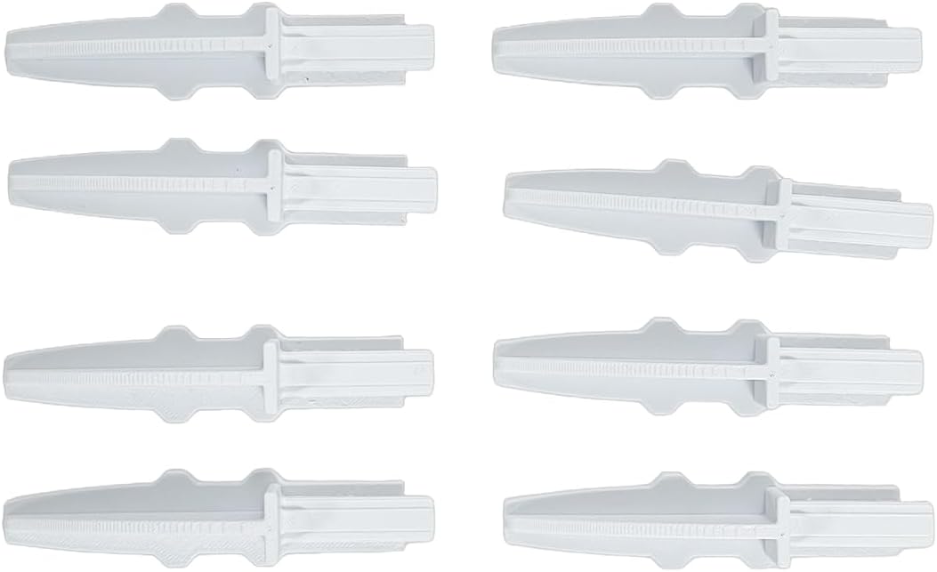 8PCS Box Fan Feet Accessories Compatible with Lasko 20" Box Fan Feet | Anti-Tip Foot Set Accessory, White