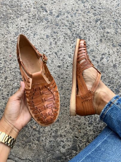 Macarena Collection Sandals women Huarache Sandal Colorful Leather Mexican Style 126S2