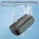 Monster S150 Haut-parleur, Bluetooth fort 5.4, IPX7 Haut-parleur sans fil étanche, connexion Sulti-Channel de soutien, HD Appel mains libres, haut-parleurs Bluetooth de conception compacte