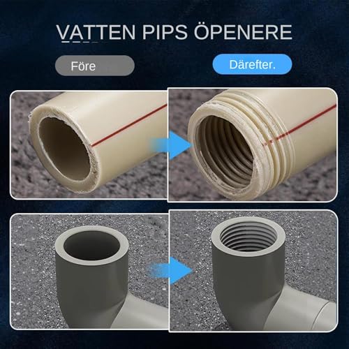 Inserts de filetage pour tuyaux robustes pour perceuse électrique