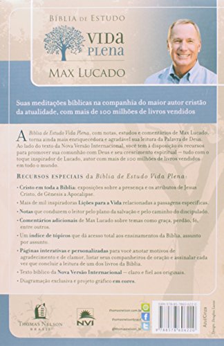 Bíblia de Estudo Vida Plena - Capa Azul