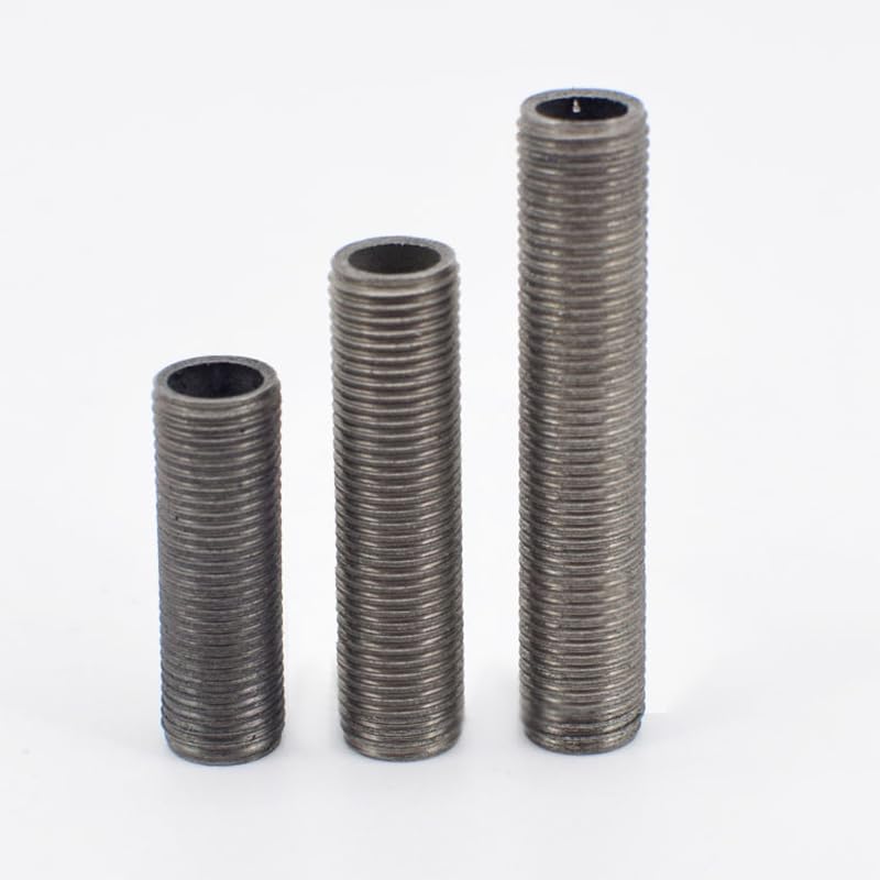 Generic 2pcs M8 Full Thread Screw Bolt Tooth Rod Screws Hollow Tube Bolts 304 Stainless Steel 20mm/30mm/40mm/50mm/60mm/70mm/80mm/100mm - (Length: M8x60mmx1.25mm)