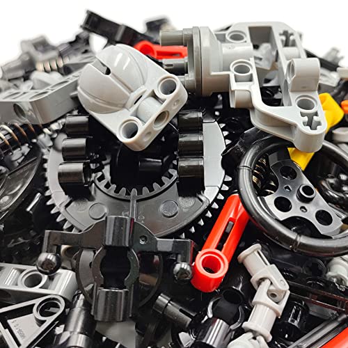 Image of dspitwod MOC Technical Wheels Connectors Rack Gear Car Suspension Building Brick Accessories Pieces Sets STEM Learning Kits Engineering Toy Gift for Kids