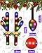 Christmas Reindeer Antlers Car Decoration Kit, LED Multicolor Lights Nose Vehicle with Jingle Bells Rudolph, Auto Holiday Accessories for SUV Van Truck Decor