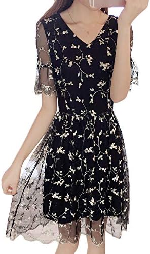 Amazon Co Jp レディース 半袖 ノースリーブ シースルーワンピース チュール 小花刺繍 ミニ丈 ひざ丈 黒 白 S M L Ll 3l 4l 5l 大きいサイズ 服 ファッション小物 Amazon Co Jp レディース 半袖 ノースリーブ シースルーワンピース チュール 小花刺繍 ミニ丈 ひざ丈 黒 白 S M L Ll 3l 4l 5l 大きいサイズ 服 ファッション小物