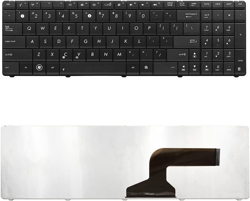 UP PARTS® Tastiera Italiana Compatibile con ASUS per Notebook F55 Series, X7BJ, X55 Series, X53S, N53, A54 Series, F50 X52 X54 series, N50 U50