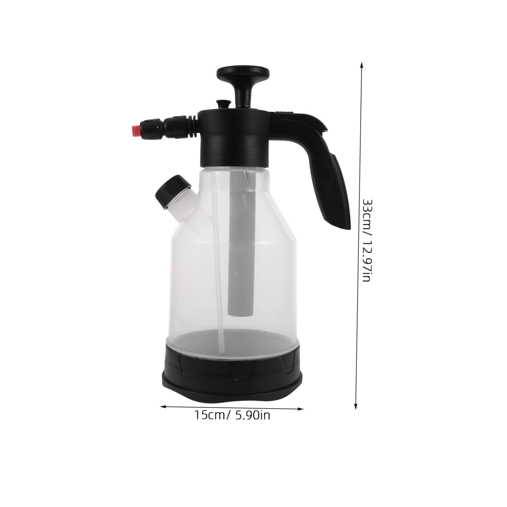 PRETYZOOM 2l Car Foam Soap Sprayer Electric Foaming Sprayer for Car Washing Detailing Waxing Home Garden Use