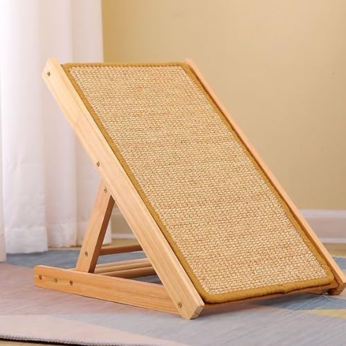 Upgraded Non-Slip Wooden Pet Stairs for Dogs & Cats, Foldable Step Ladder for Small, Elderly, or Injured Pets, Stable Indoor Ramp for Bed & Sofa