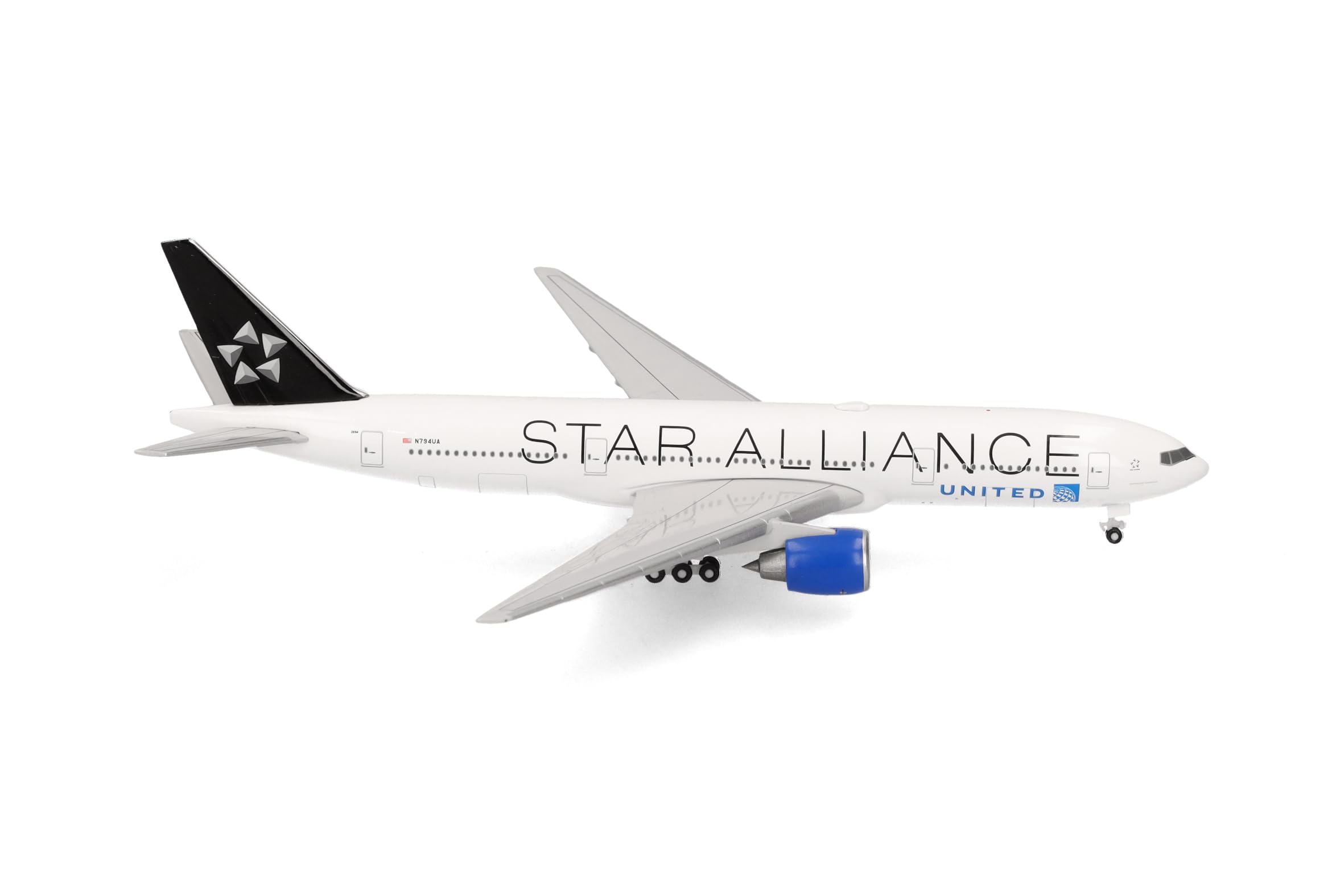Herpa United Airlines Boeing 777-200 Star Alliance Miniature 1:500