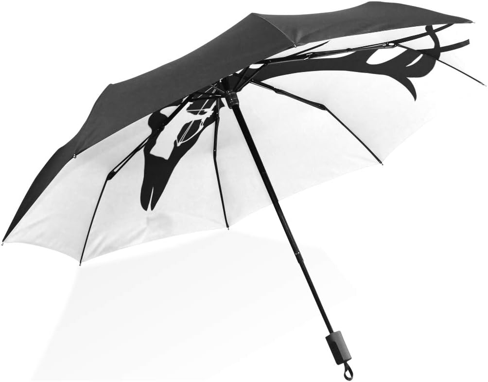 FANTAZIOTravel Umbrella Antlers And Archery Man Sun/Rain umbrella