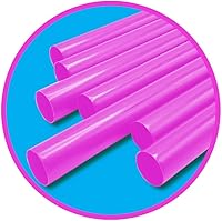 Vista 2 de Pajitas de té de burbujas Boba de 8 pulgadas rosa de Buddha Bubbles Boba 50