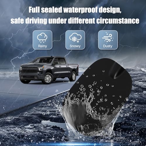 Fuel Tank Filler Door Gas Tank Door Cover Replace for 2019-2024 Chevrolet Silverado 1500 5'8" BOX Replace 84745968 84126524 - Image 4