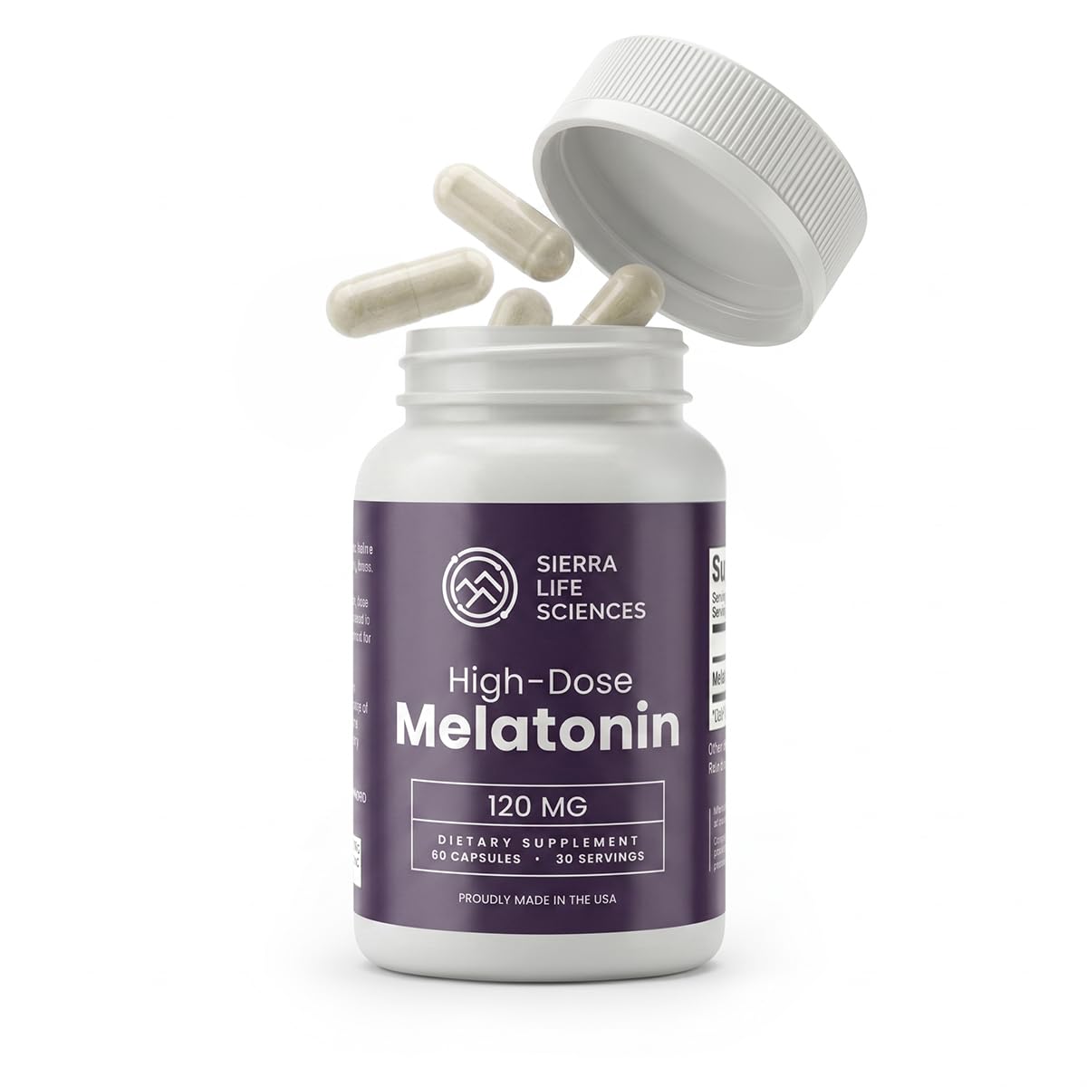 Melatonin 120mg High Dose Extra Strength (60 Capsules)