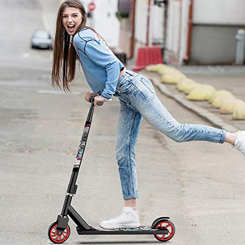 Trottinette freestyle résistante avec quad clamp pour sauts et tricks
