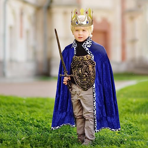 princess polly baby blue dress DKINY 2 Piece Kids King Costume, Blue Prince Cape Cloak and Prince Crown,  King Fancy Dress Outfit for 90-135cm Boys Carnival Circus Party World Book  Day Book Characters Costumes