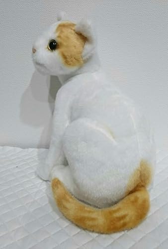 Amazon Co Jp Real Cat リアルな猫のぬいぐるみ お座りポーズ 茶トラ ネコ ねこ 猫 ペット不可でも飼える ぬいぐるみ ディスプレイ タグ無 ペット用品