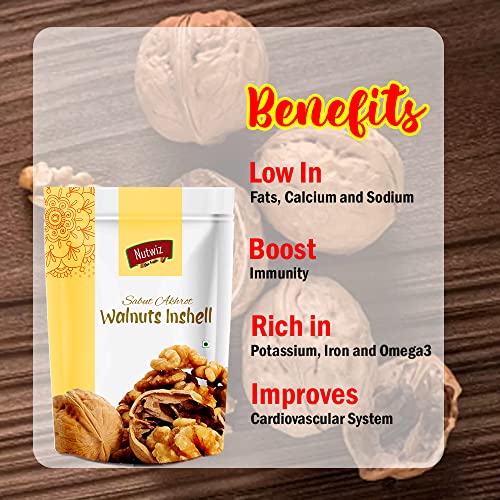 Image of Nutwiz Premium Nuts (Shelled Walnut / Sabut Akhrot, 500g)